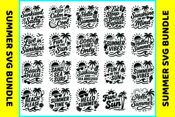 Download Fun Summer SVG for Cricut Projects - Svg for cricut Collection