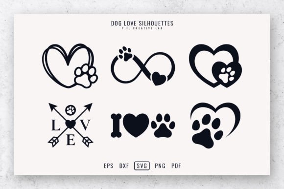 Download Dog SVG Paw Prints Pet Love Bundle - Premium Resources