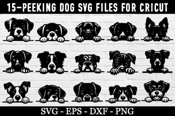 Download 15-PEEKING DOG SVG Bundle Laser Cut File - Premium Resources